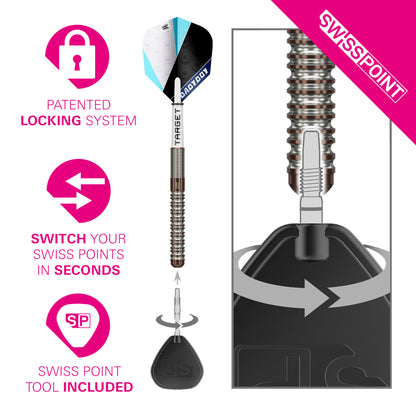 Adam Lipscombe G1 90% Tungsten SP Steel Tip Darts