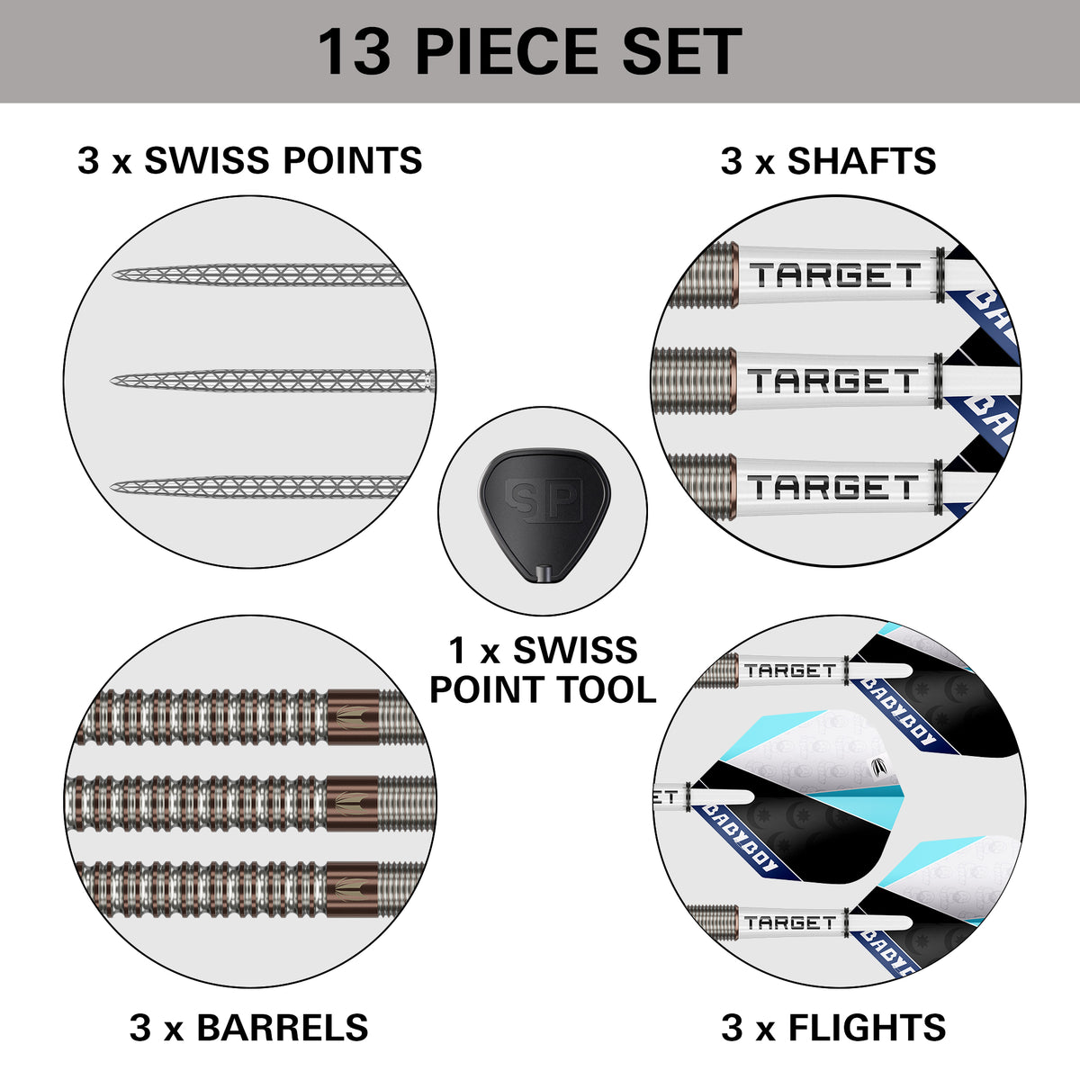 Adam Lipscombe G1 90% Tungsten SP Steel Tip Darts