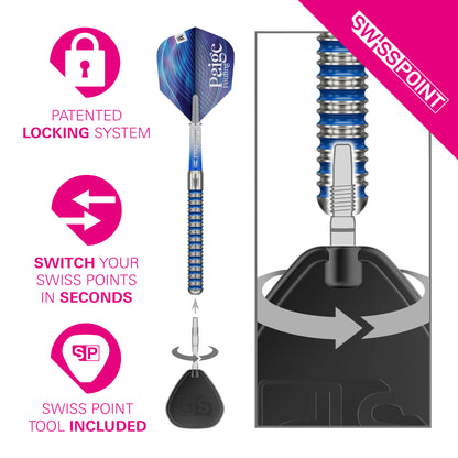 Target Paige Pauling G1 90% Tungsten SP Steel Tip Darts