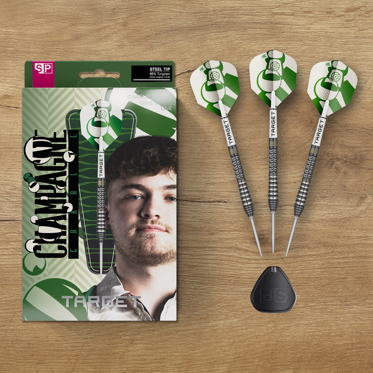 Target Charlie Manby G1 95% Tungsten SP Steel Tip Darts