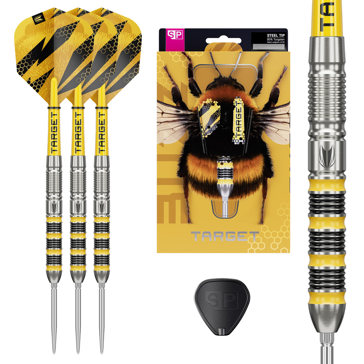 Target Buzz 01 90% Tungsten SP Steel Tip Darts
