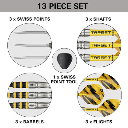 Target Buzz 03 90% Tungsten SP Steel Tip Darts