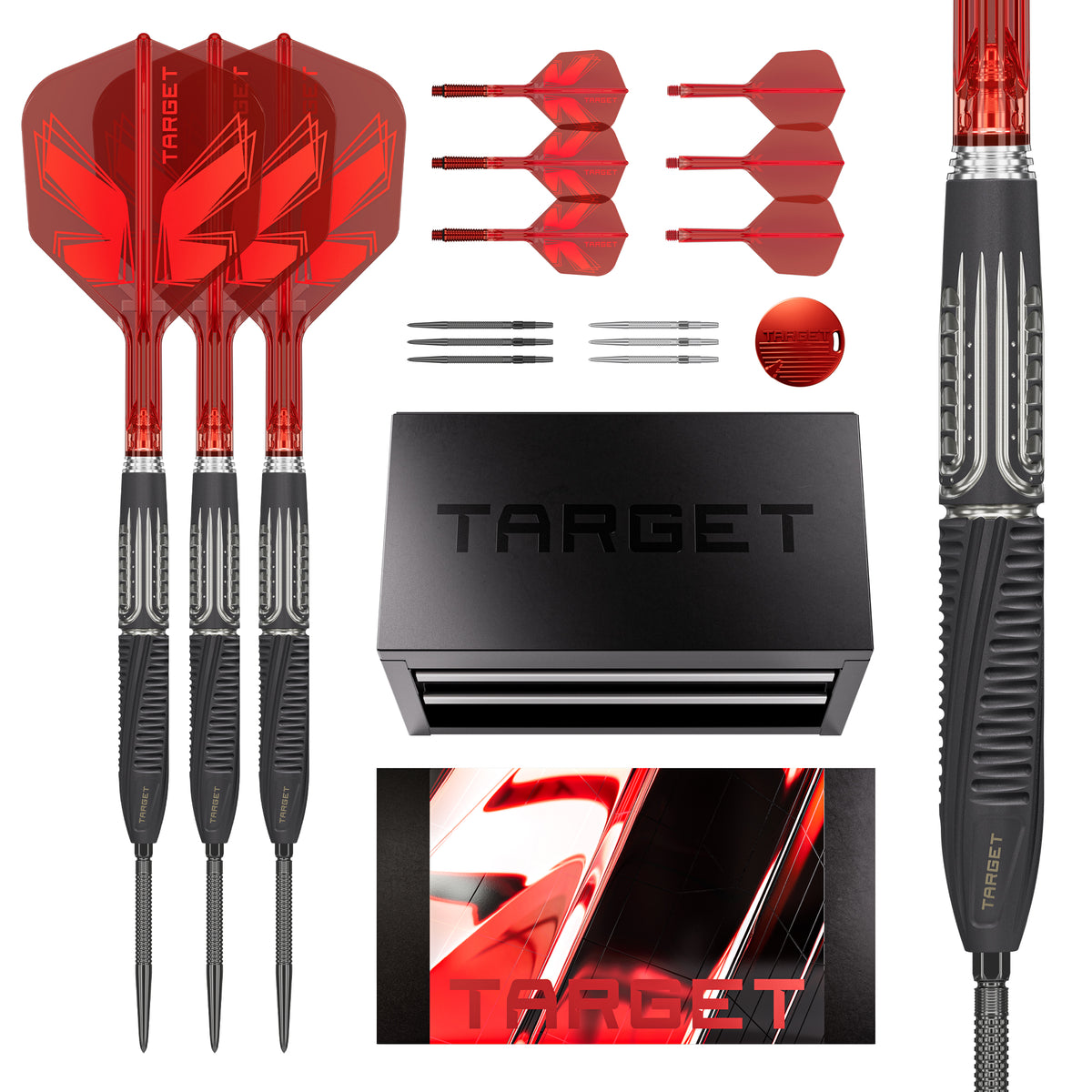 Target Shift 90% Tungsten SP Steel Tip Darts