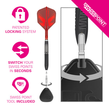 Target Shift 90% Tungsten SP Steel Tip Darts