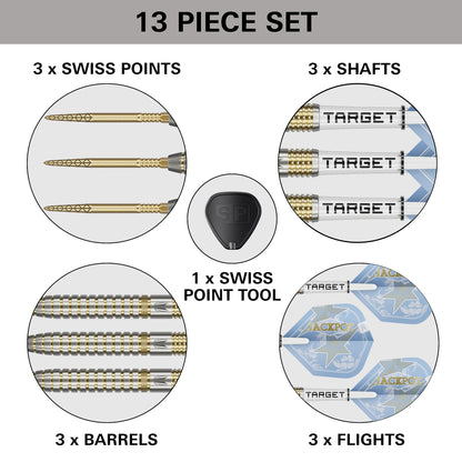 Target Adrian Lewis Showdown 95% Tungsten SP Steel Tip Darts