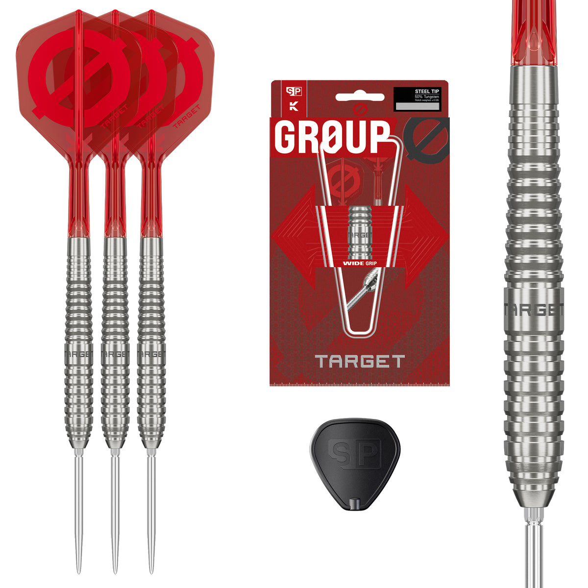 Target Group Ø 01 50% Tungsten SP Steel Tip Darts