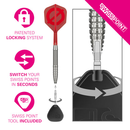 Target Group Ø 02 50% Tungsten SP Steel Tip Darts