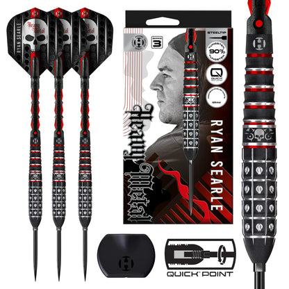 Harrows Ryan “Heavy Metal” Searle Series 3 90% Tungsten Steel Tip Darts