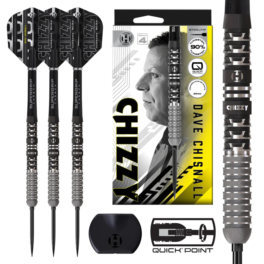 Harrows Dave Chisnall Chizzy Series 4 90% Tungsten QP Darts