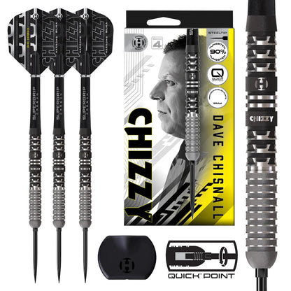 Harrows Dave Chisnall Chizzy Series 4 90% Tungsten QP Darts