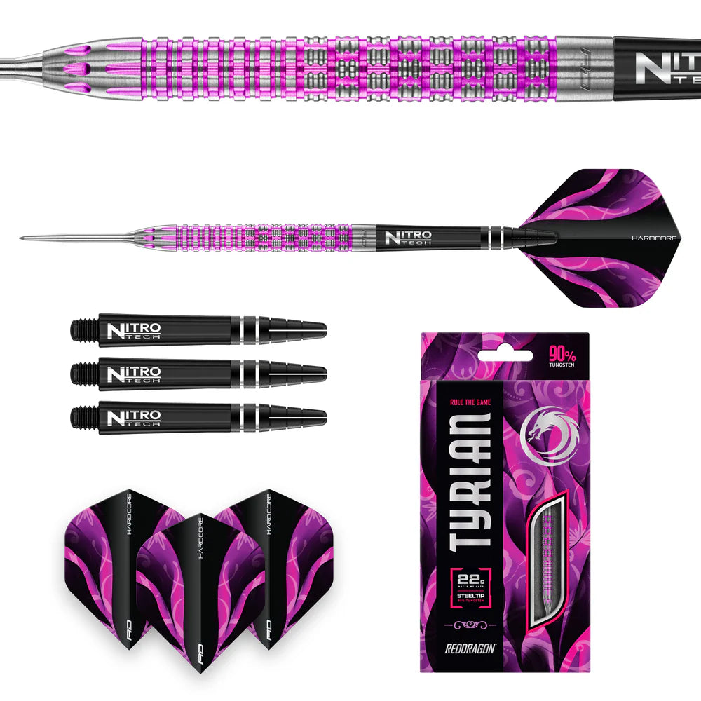 Red Dragon Tyrian 90% Tungsten Darts