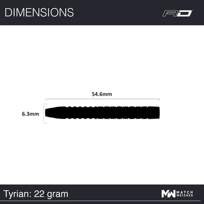 Red Dragon Tyrian 90% Tungsten Darts