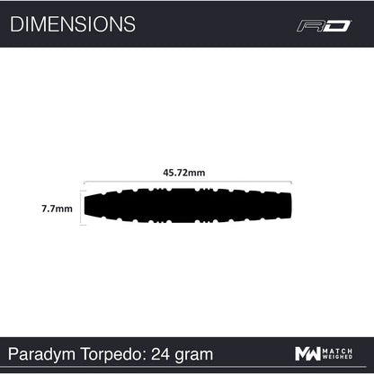 Red Dragon Paradym - Torpedo 90% Tungsten Darts