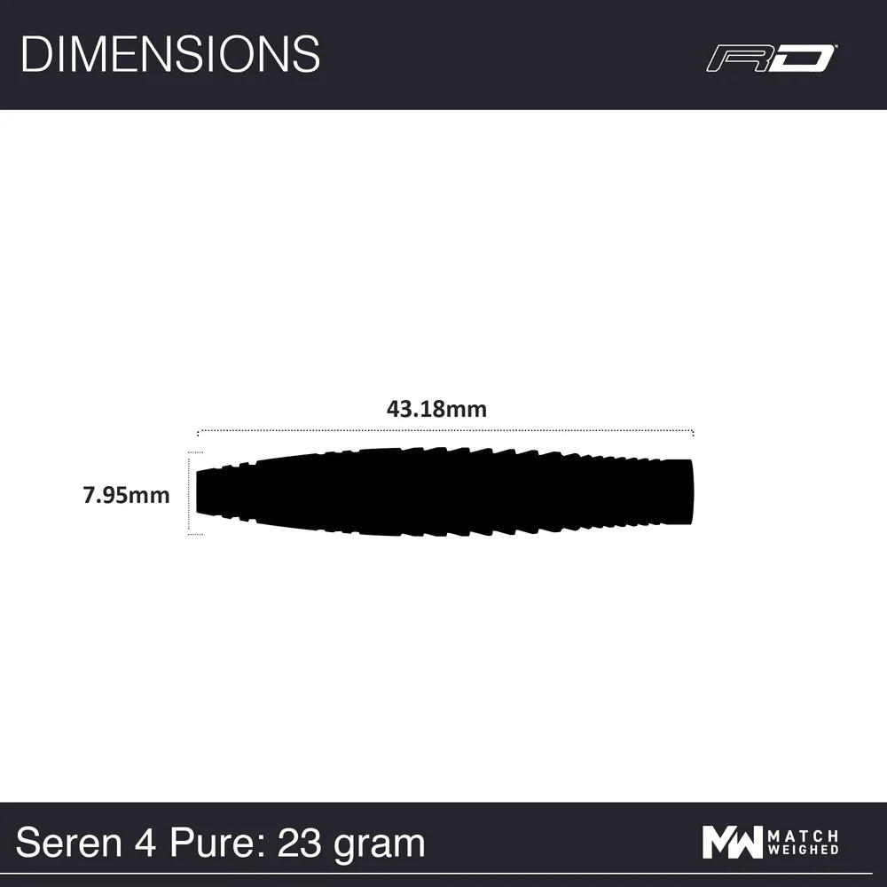 Red Dragon Seren 4 Pure 90% Tungsten Darts
