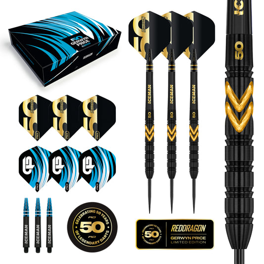 Red Dragon Gerwyn Price 50 Year 90% Tungsten Darts
