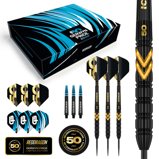 Red Dragon Gerwyn Price 50 Year 90% Tungsten Darts