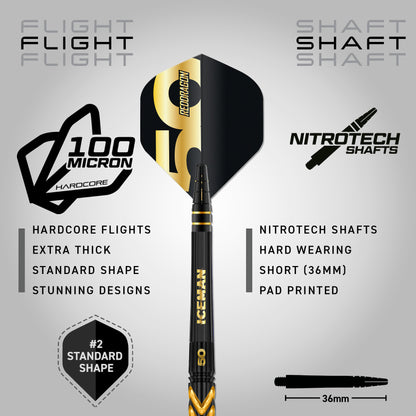 Red Dragon Gerwyn Price 50 Year 90% Tungsten Darts