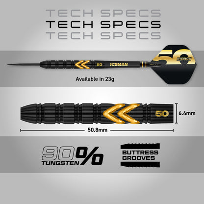 Red Dragon Gerwyn Price 50 Year 90% Tungsten Darts