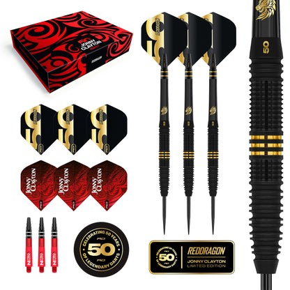 Red Dragon Jonny Clayton 50 Year Limited Edition Darts