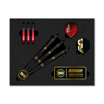 Red Dragon Jonny Clayton 50 Year Limited Edition Darts
