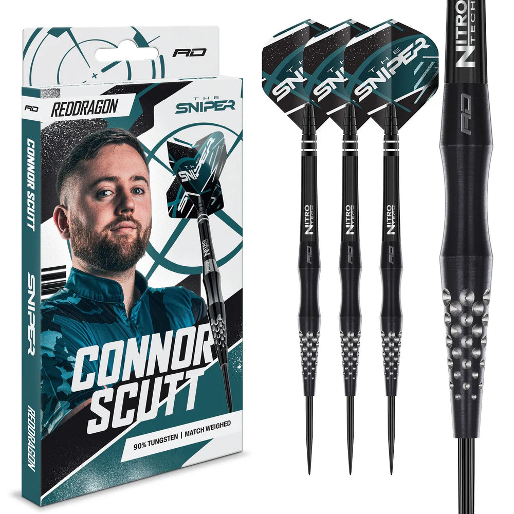 Red Dragon Connor Scutt 90% Tungsten Steel Tip Darts