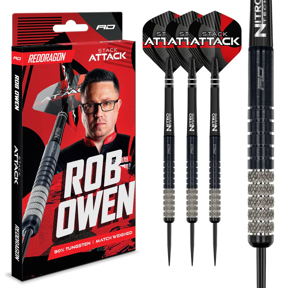 Rob "Stack Attack" Owen V1 90% Tungsten Darts