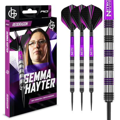 Red Dragon Gemma Hayter 90% Tungsten Steel Tip Darts