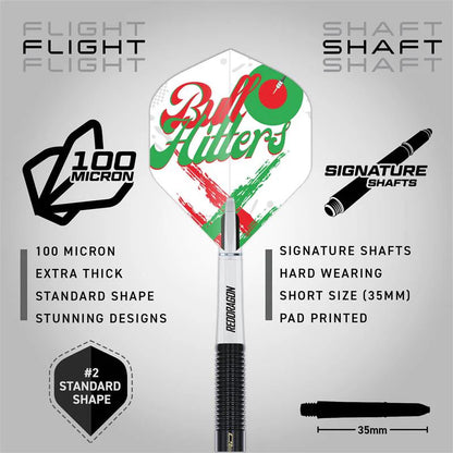 Red Dragon Bullhitters V1 90% Tungsten Darts