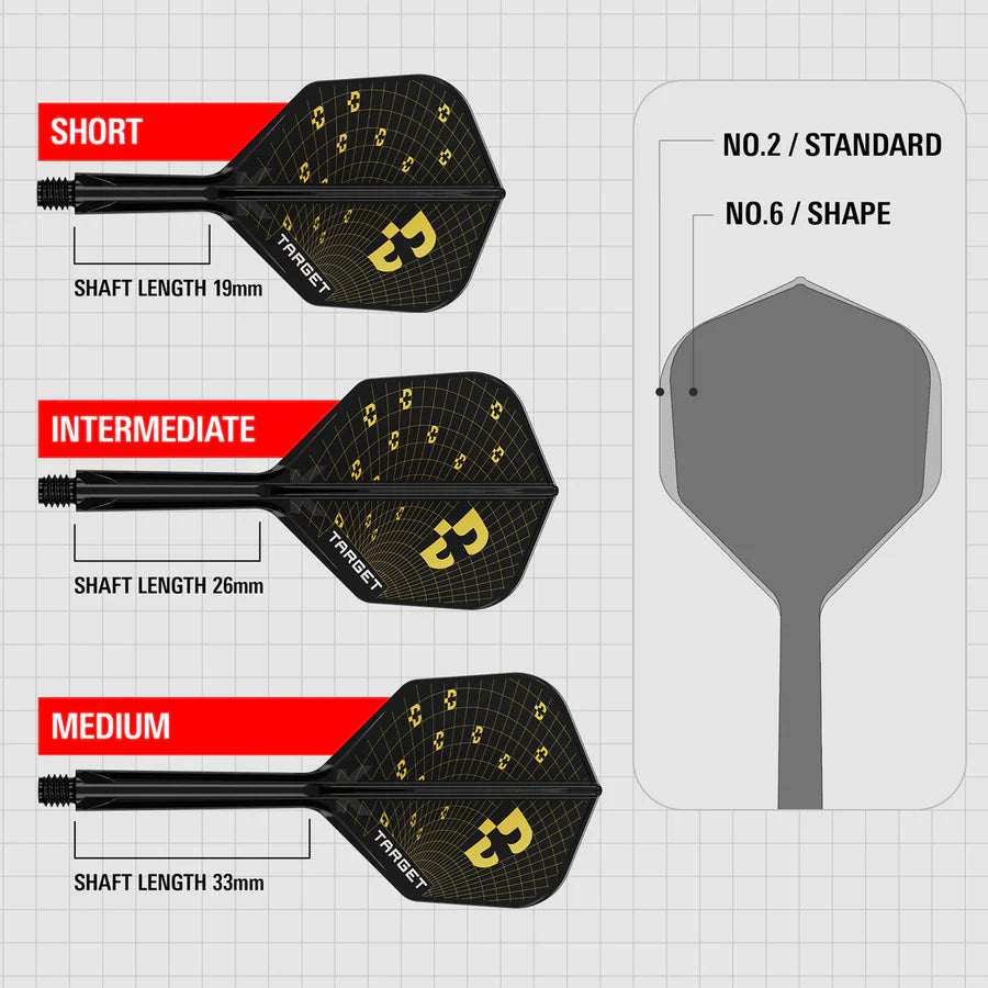 Target K-Flex Bolide No6 Integrated Flights & Shafts