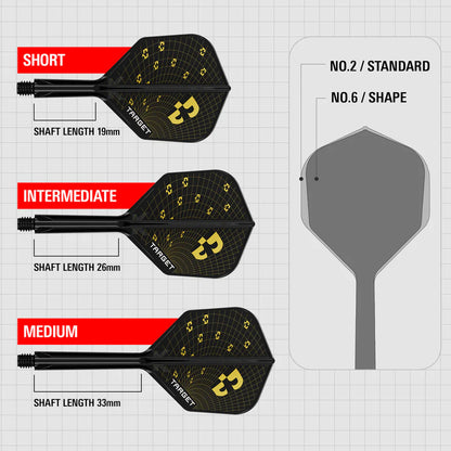 Target K-Flex Bolide No6 Integrated Flights & Shafts