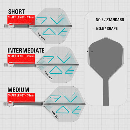 Target K-Flex Rove No2 Integrated Dart Flights