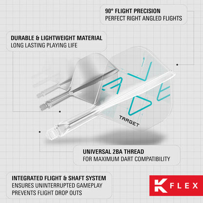Target K-Flex Rove No2 Integrated Dart Flights