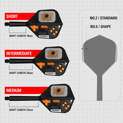 Target K-Flex Game Over No6 Integrated Flights & Shafts