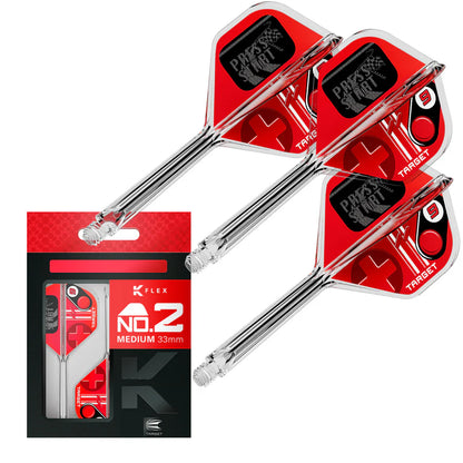 Target K-Flex Press Start No2 Integrated Flights & Shafts