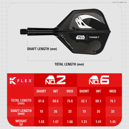 TARGET Mandalorian K-Flex No6 Integrated Flights and Shafts Multipack