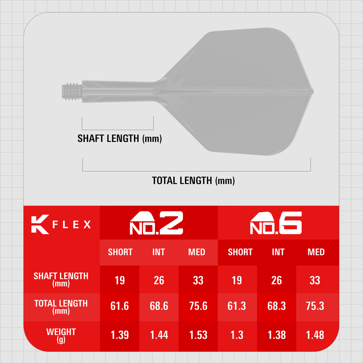 Target K-Flex Darts Flights