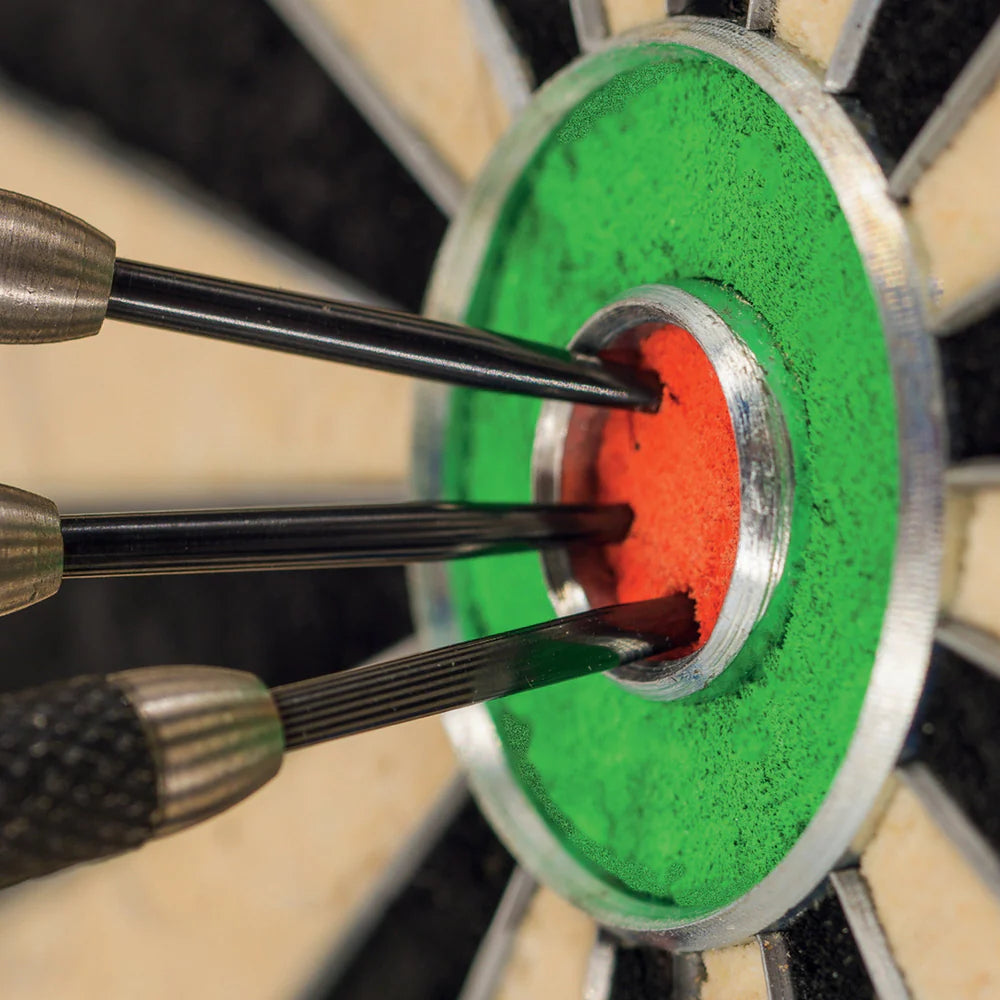 Winmau Plasma Dartboard Light & Black Proline Surround Bundle