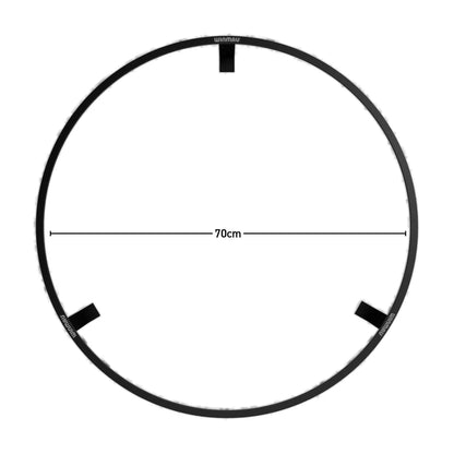 Winmau Plasma Dartboard Light & Black Proline Surround Bundle