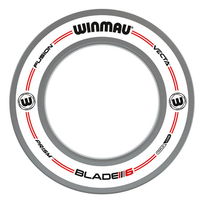 Winmau Plasma Ice Dartboard Light & Grey/White Pro-Line Surround Bundle