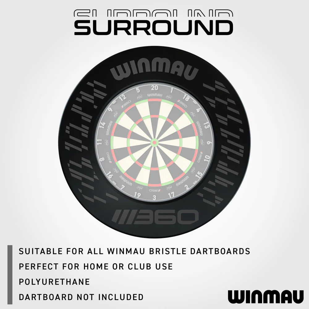 Winmau Blade 360 Black Dartboard Surround