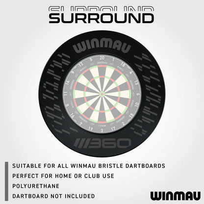 Winmau Blade 360 Black Dartboard Surround