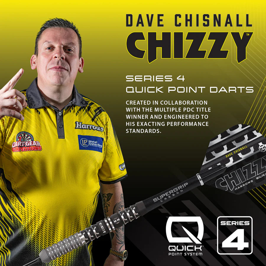 Harrows Dave Chisnall Chizzy Series 4 90% Tungsten QP Darts