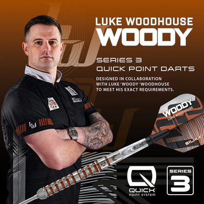 Harrows Luke Woodhouse Series 3 90% Tungsten QP Steel Tip Darts