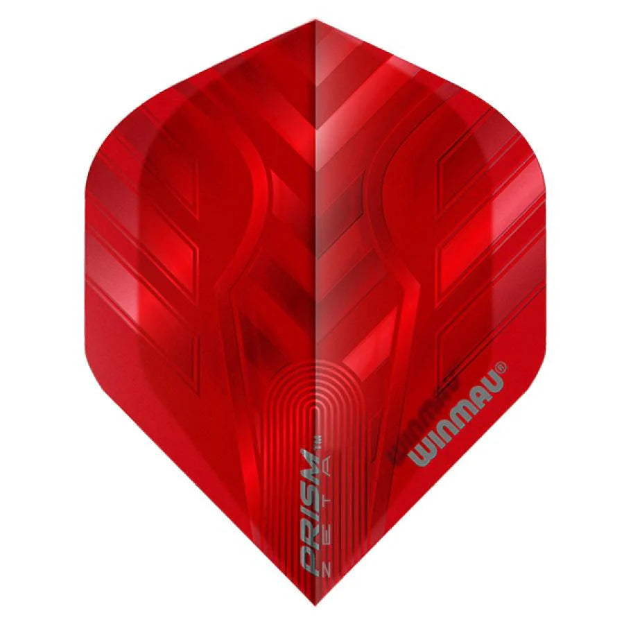 Winmau Prism Zeta Red Translucent Dart Flights
