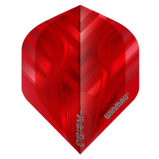Winmau Prism Zeta Red Translucent Dart Flights