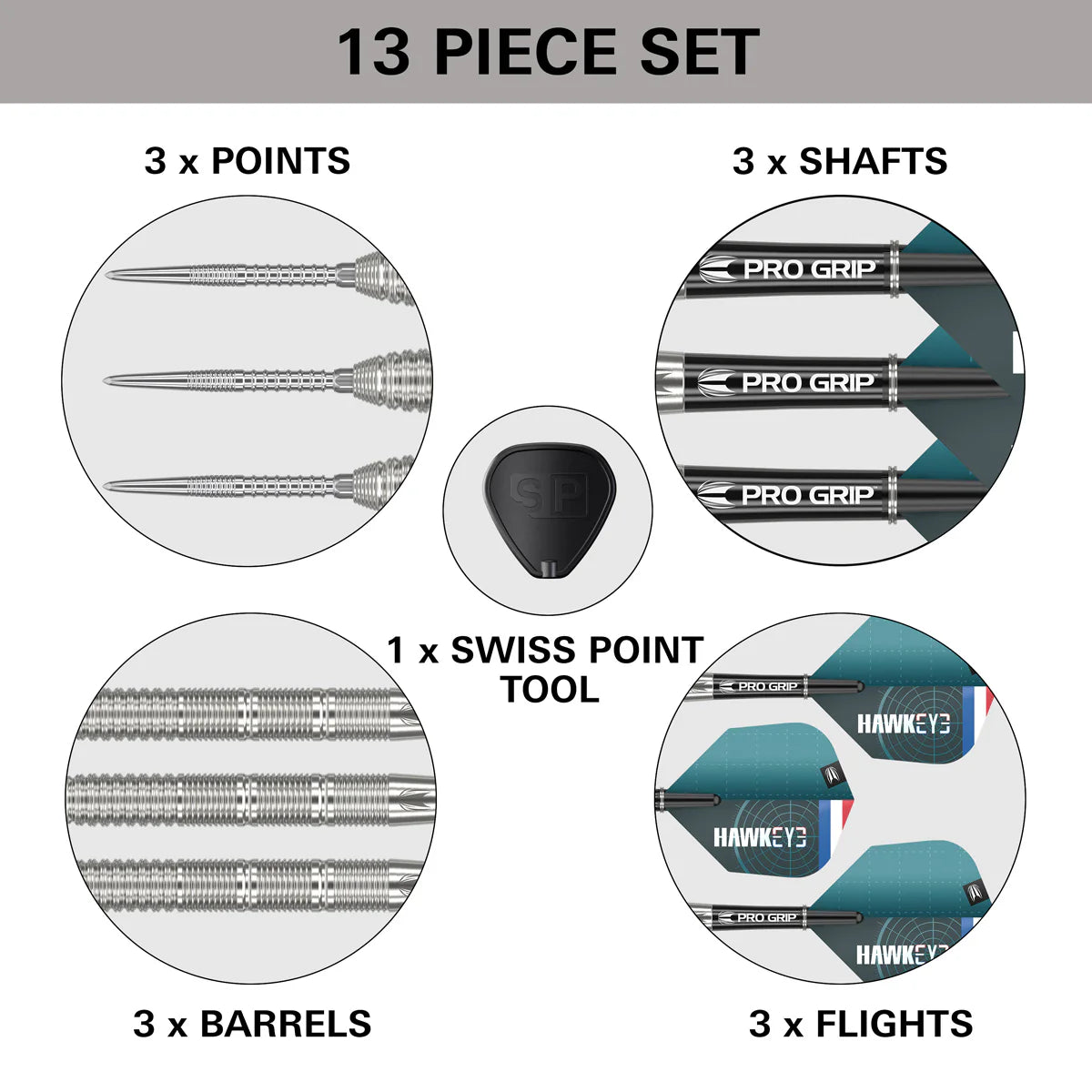 Kevin Doets 90% Tungsten Swiss Point Darts