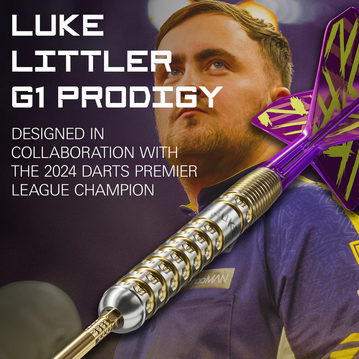 Luke Littler G1 Prodigy 90% Steel Tip Darts