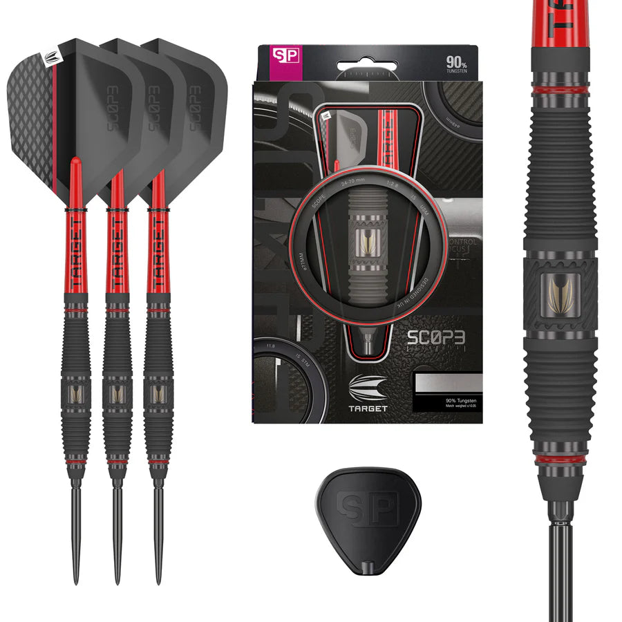 Target Scope 03 90% Tungsten Swiss Point Steel Tip Darts