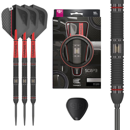 Target Scope 01 90% Tungsten Swiss Point Steel Tip Darts