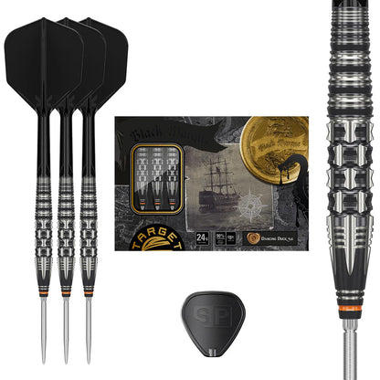 Target Japan Black Marque Dancing Duck G4 90% Tungsten SP Steel Tip Darts